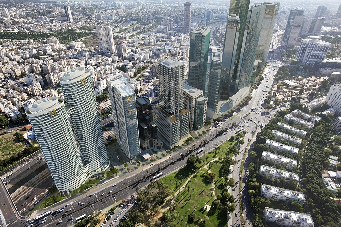 הדמיית מרכז העסקים